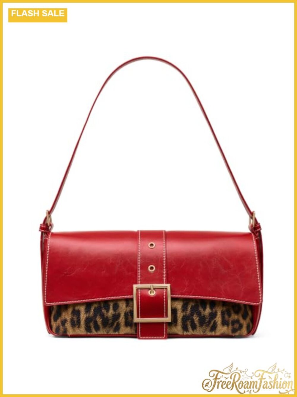 Wax Leather Shoulder Bag Small Purse Crossbody Handbag